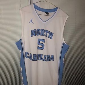 UNC Basketball Jersey #5 Authentic